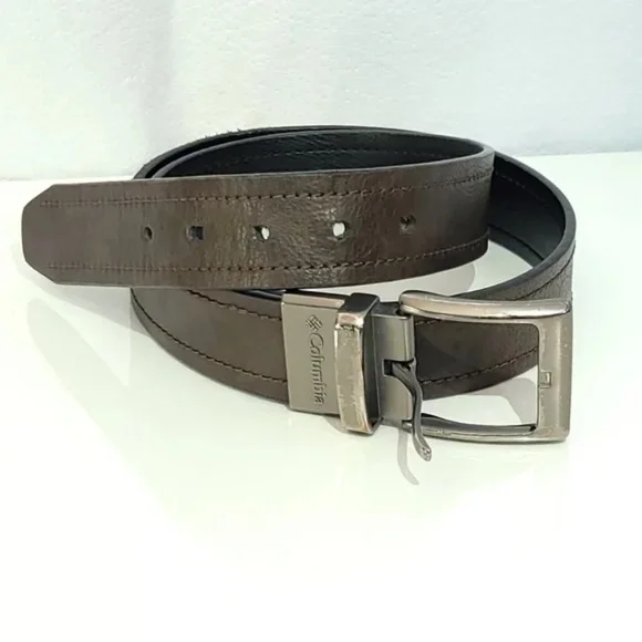 3/$25 Columbia Leather Belt Size 38 95 - Picture 1 of 8